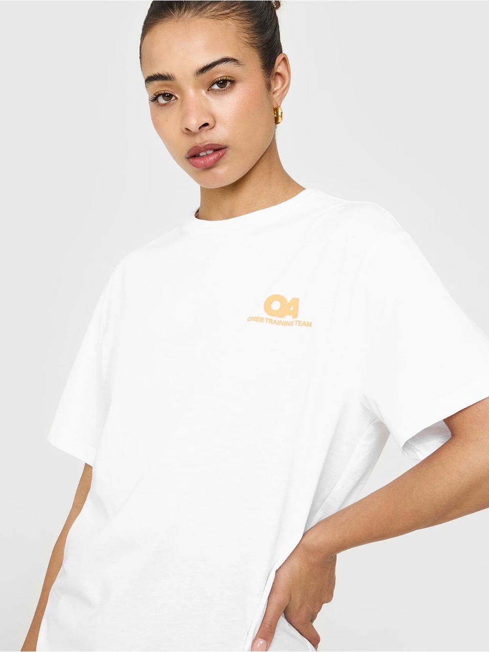 CLASSIC OVERSIZED LIGHTWEIGHT T-SHIRT WITH PRINTED GRAPHIC - M
